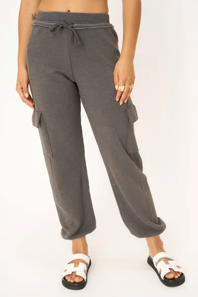 PROJECT SOCIAL T RAVEN RAW EDGE CARGO PANT
