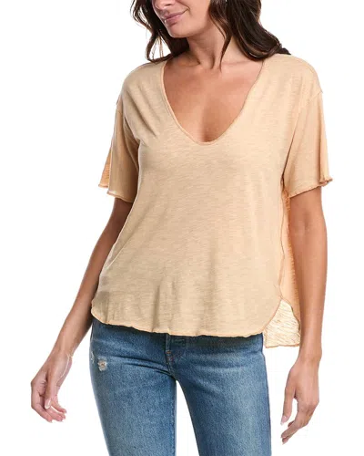 Project Social T Robby Scoop Neck T-shirt In White