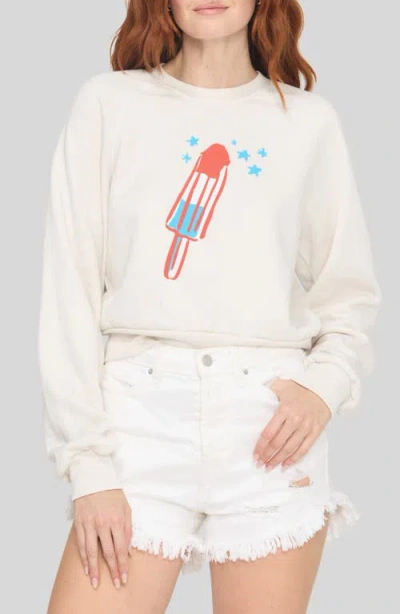 Project Social T Rocket Pop Graphic Sweatshirt In Neutral