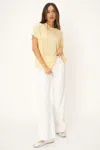 Project Social T Rose Textured Tee In White