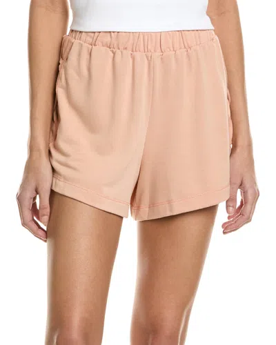 Project Social T Rumors Side Lace-up Short In Beige