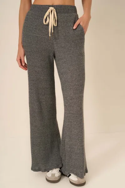 Project Social T Sammie Brushed Thermal Pant In Gray
