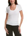 Project Social T Sandrine Scoop Neck T-shirt In White