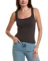 Project Social T Sarah Square Neck Seamless Tank In Black