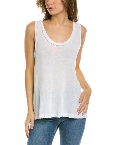 Project Social T Set The Seam V Back Tank In White