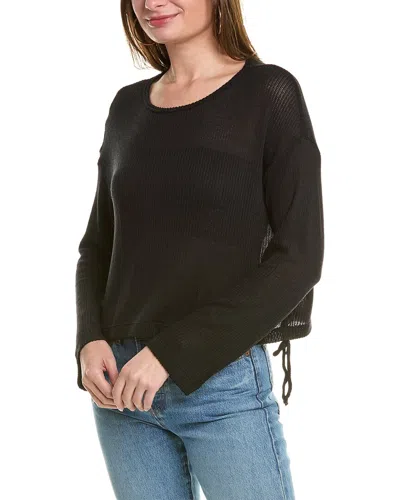 Project Social T Shona Ruched Sweater In Black