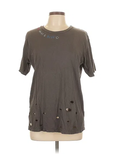Pre-owned Project Social T Short Sleeve T-shirt In Brown