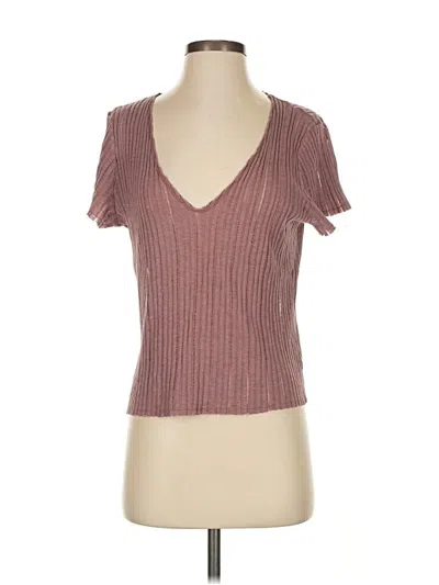 Pre-owned Project Social T Short Sleeve T-shirt In Brown