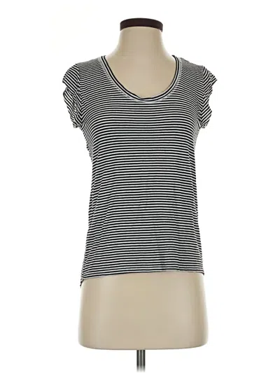 Pre-owned Project Social T Short Sleeve Top Black Scoop Neck Tops