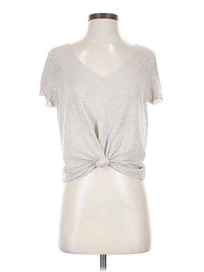 Pre-owned Project Social T Short Sleeve Top Gray V Neck Tops