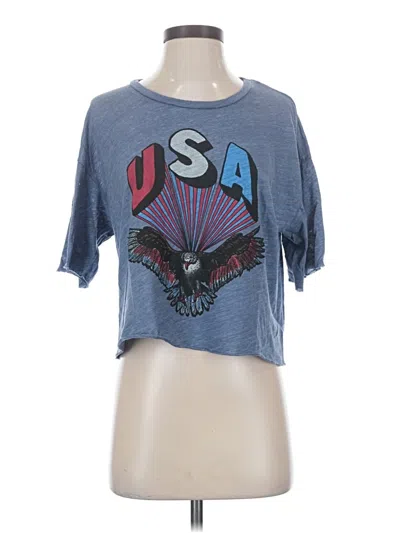 Pre-owned Project Social T Short Sleeve T-shirt In Blue