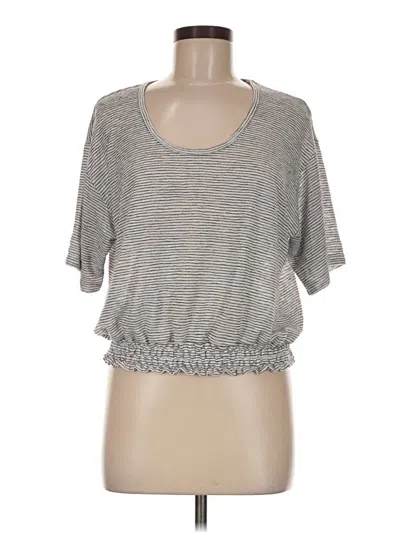 Pre-owned Project Social T Short Sleeve T-shirt In Gray