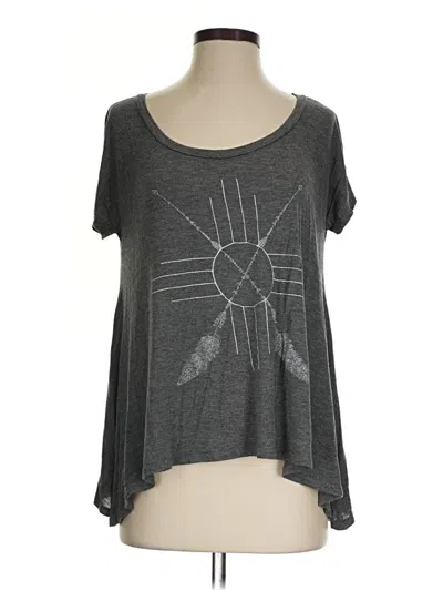 Pre-owned Project Social T Short Sleeve T-shirt In Gray