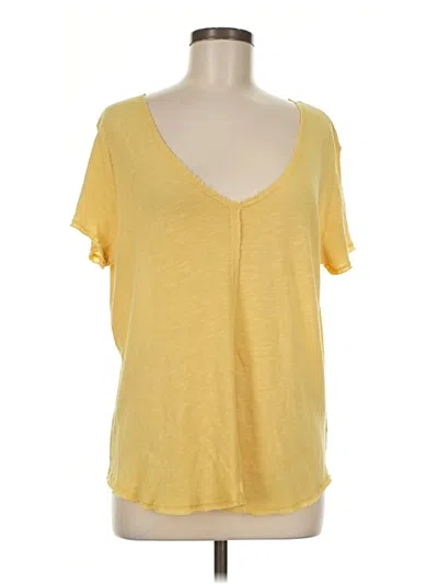 Pre-owned Project Social T Short Sleeve T-shirt In Yellow