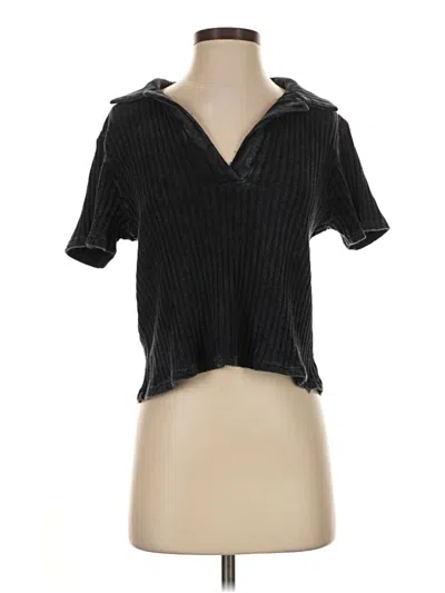 Pre-owned Project Social T Short Sleeve Turtleneck In Black