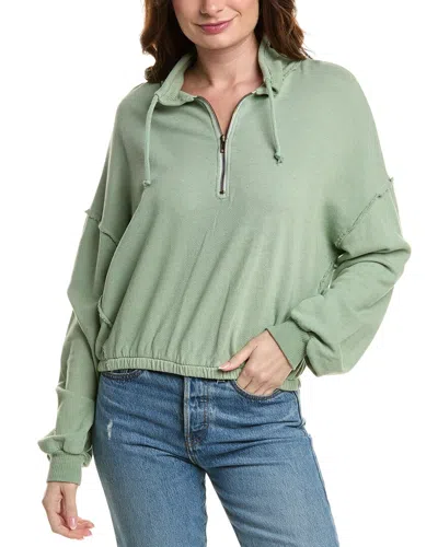 Project Social T Siesta 1/2-zip Sweatshirt In Green