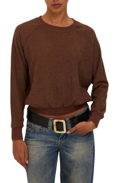 Project Social T Silverlake Sweatshirt In Dark Mocha