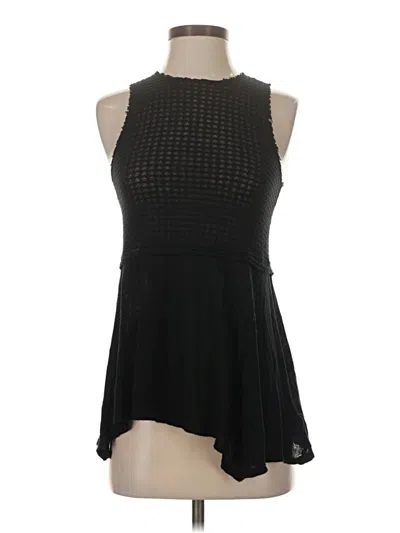 Pre-owned Project Social T Sleeveless Blouse In Black