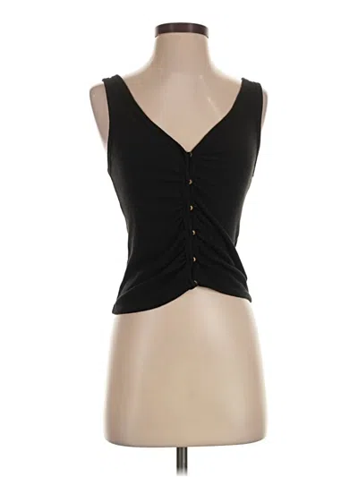 Pre-owned Project Social T Sleeveless Blouse In Black