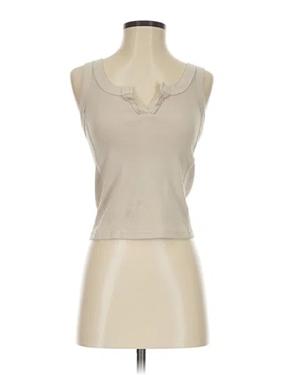 Pre-owned Project Social T Sleeveless T-shirt In Brown