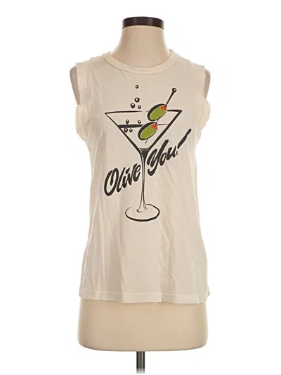 Pre-owned Project Social T Sleeveless T-shirt In Ivory