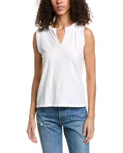 Project Social T Slide Away Notch Tank In White