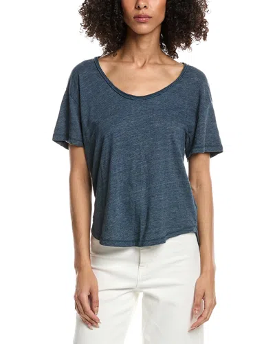 Project Social T Sonora Scoop Neck Tee In Blue