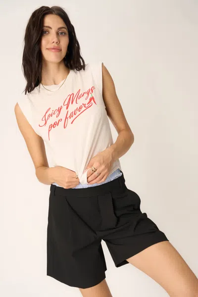 Project Social T Spicy Margs Muscle Tank In White