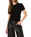 Project Social T Stay Awhile Short Sleeve Sweatshirt In Black In Black