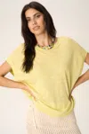 Project Social T Stop Playin' Textured Tee In Yellow