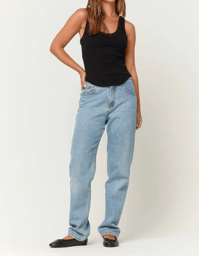 Project Social T Suki Scoop Neck Rib Tank In Black