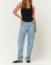 Project Social T Suki Scoop Neck Rib Tank In Black In Black