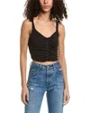 PROJECT SOCIAL T PROJECT SOCIAL T SULLY RUCHED FRONT RIB TANK