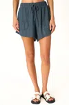 Project Social T Summer Dreamin' Sweater Rib Short In Oceanic Teal