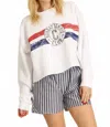 Project Social T Sunday Tennis Sweatshirt In White