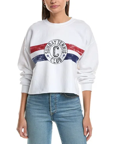 Project Social T Sunday Tennis Sweatshirt In White