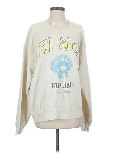 Pre-owned Project Social T Sweatshirt In Ivory
