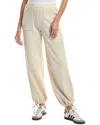 Project Social T Take A Bow Tie Bottom Parachute Pant In White
