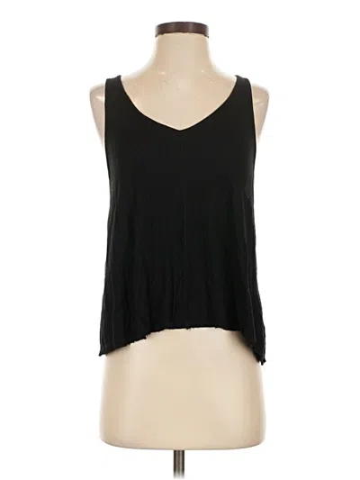 Pre-owned Project Social T Tank Top Black Halter Neckline Tops