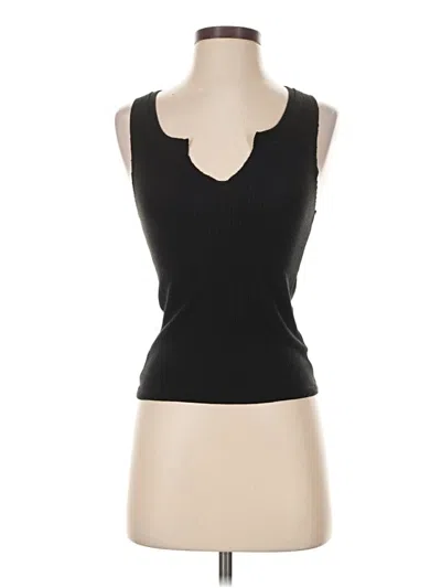 Pre-owned Project Social T Tank Top Black Strapless Neckline Tops