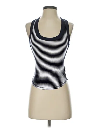 Pre-owned Project Social T Tank Top Blue Halter Neckline Tops