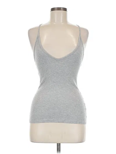 Pre-owned Project Social T Tank Top Gray Halter Neckline Tops