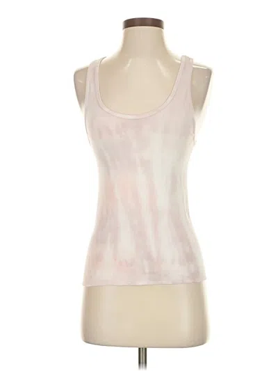 Project Social T Tank Top Pink Strapless Neckline Tops