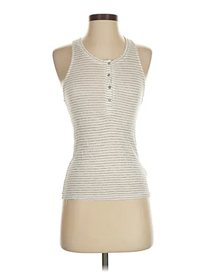 Pre-owned Project Social T Tank Top Silver Halter Neckline Tops