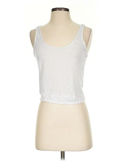 Pre-owned Project Social T Tank Top Silver Strapless Neckline Tops