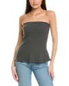 PROJECT SOCIAL T PROJECT SOCIAL T TEMPTED POINTELLE PEPLUM TUBE TOP