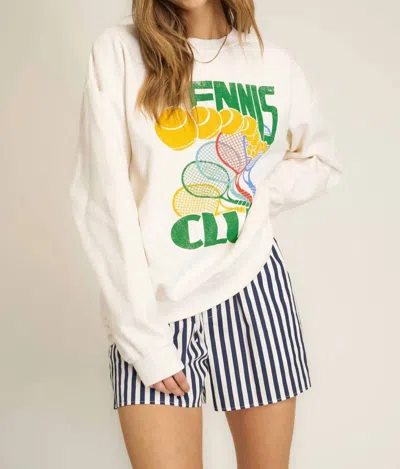 Project Social T Tennis Club Seeatshirt In Snowflake
