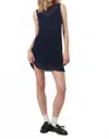 Project Social T Tera Mesh Tank Shift Dress In Midnight Navy In Blue