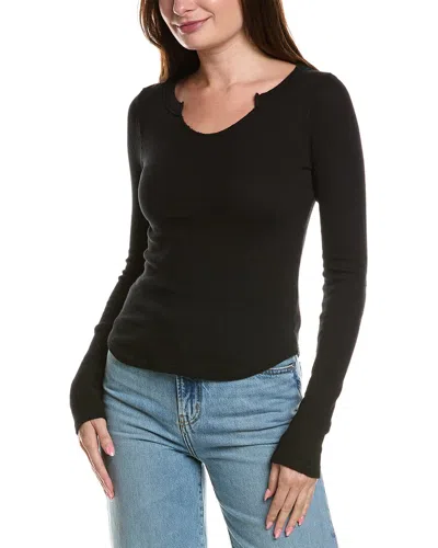 Project Social T The Comeback Notch Neck Top