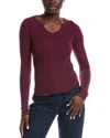 Project Social T The Comeback Notch Neck Top In Brown